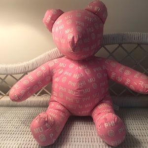 Phi mu teddy bear